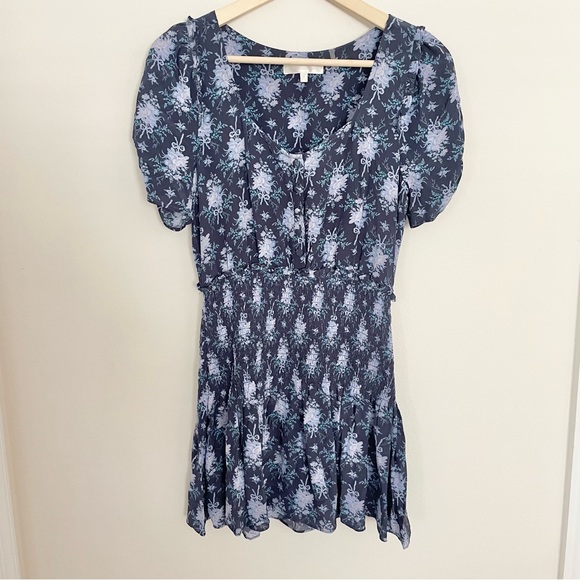 LOVE SHACK FANCY Brickel Smocked Mini Dress - Picture 2 of 6